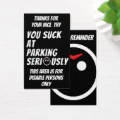 Jason's Warnung, dass du beim Parken ernsthaft Sin (Schreibtisch)