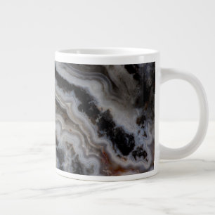 Jasper Achat gemischte Platte Jumbo-Tasse
