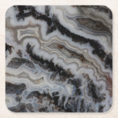 Jasper Agate Mixed Slab Rechteckiger Pappuntersetzer (Vorderseite)