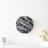 Jasper Agate Mixed Slab Runde Wanduhr (Zuhause)