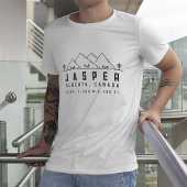 Jasper Alberta Canada Minimalistisch Souvenirs T-Shirt