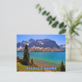 Jasper Alberta Canada Postkarte (Stehend Vorderseite)