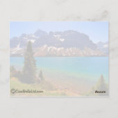 Jasper Alberta Canada Postkarte (Rückseite)