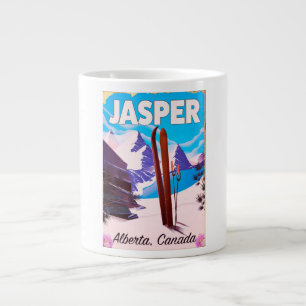 Jasper Alberta Canada Reiseplakat Jumbo-Tasse