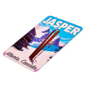Jasper Alberta Canada Reiseplakat Magnet (Linke Seite)