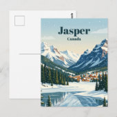 Jasper Alberta Kanada Postkarte (Vorne/Hinten)