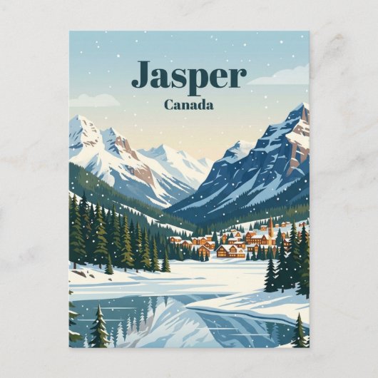 Jasper Alberta Kanada Postkarte (Vorderseite)