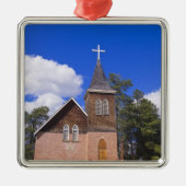 Jasper, Alberta. Silbernes Ornament (Vorne)