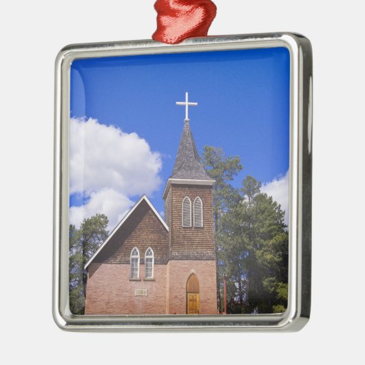 Jasper, Alberta. Silbernes Ornament (Links)