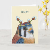 Jasper, das Eichhörnchen danke Karte (Gelbe Blume)