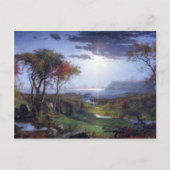 Jasper Francis Cropsey - Herbst - Auf dem Hudson R Postkarte (Vorderseite)