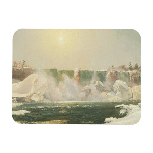 Jasper Francis Cropsey - Niagarafälle im Winter Magnet (Horizontal)