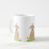 "JASPER IN THE GRASS" - Kaffee-Tasse Kaffeetasse (Vorderseite Links)
