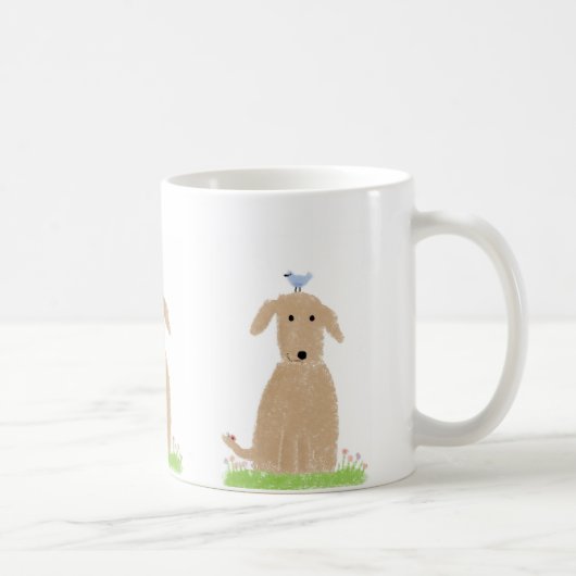 "JASPER IN THE GRASS" - Kaffee-Tasse Kaffeetasse (Rechts)