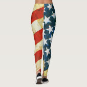 Jasper Johns USA Flag Leggings (Rückseite)