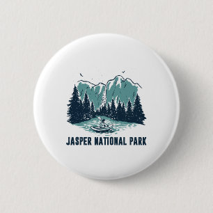 Jasper Mountain Alberta Kanada Jasper Nationalpark Button