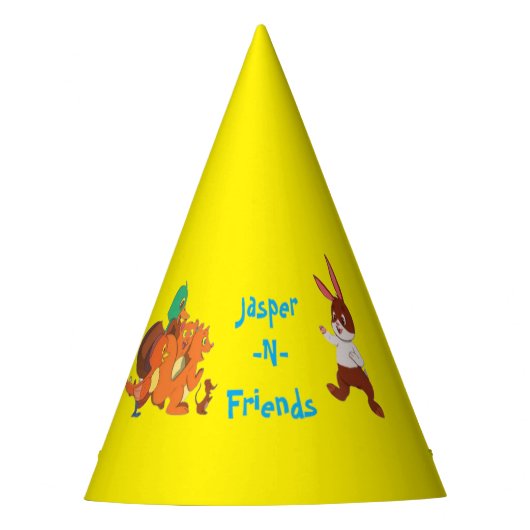 Jasper-n-friends Birthday hats Partyhütchen (Vorderseite)