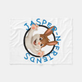 Jasper-n-friends-Decke Fleecedecke (Vorderseite (Horizontal))
