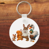 Jasper-n-friends keychain / Backpack tag Schlüsselanhänger (Rückseite)