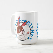 Jasper-n-Friends Logo-Tasse Kaffeetasse (Vorderseite Links)