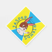 Jasper-n-friends napkins serviette (Ecke)