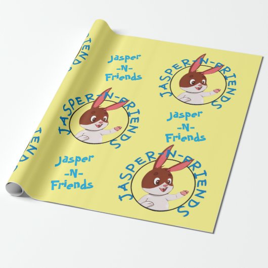 Jasper-n-friends Wrapping Paper Geschenkpapier (Ungerollt)