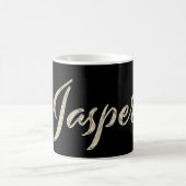 Jasper Name whitegold Tasse Teetasse Kaffeetasse (Mittel)