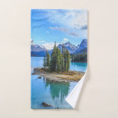 Jasper-National Maligne Lake Park Alberta Towel Se Badhandtuch Set (Handtuch)