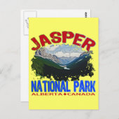 Jasper National Park, Alberta Canada Postkarte (Vorne/Hinten)