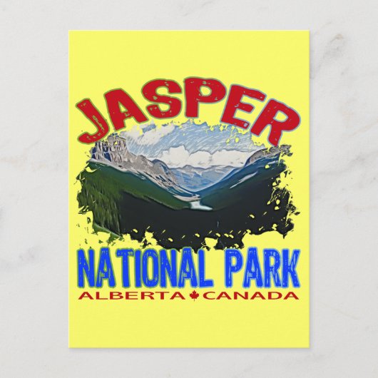 Jasper National Park, Alberta Canada Postkarte (Vorderseite)