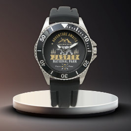 Jasper National Park Alberta Canada Travel Armbanduhr