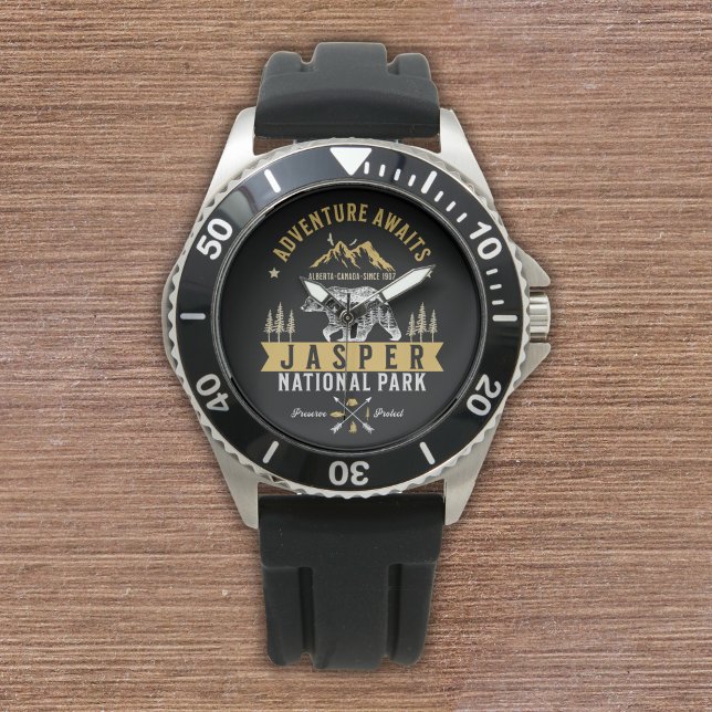 Jasper National Park Alberta Canada Travel Armbanduhr (Von Creator hochgeladen)