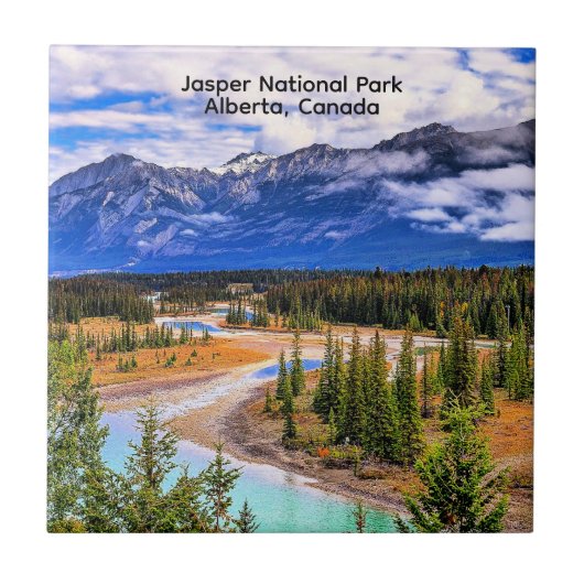 Jasper National Park, Alberta, Kanada Fliese (Vorderseite)