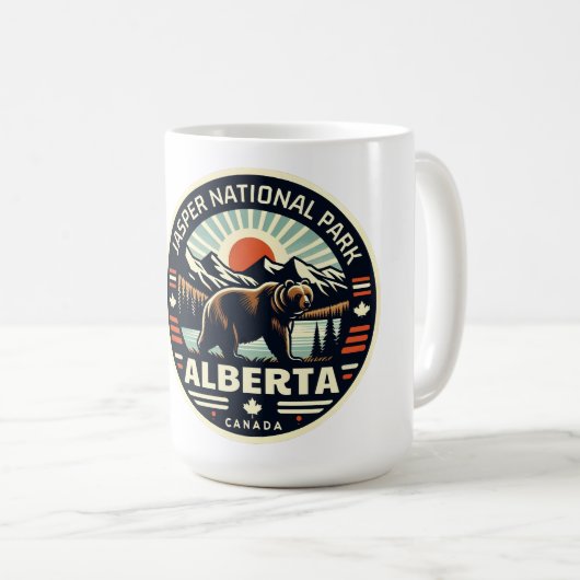 Jasper National Park Alberta Kanada Geschenke Kaffeetasse (VorderseiteRechts)