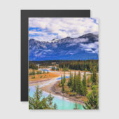 Jasper National Park, Alberta, Kanada Magnetkarte (Vorne/Hinten)