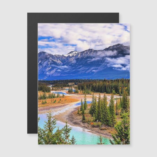 Jasper National Park, Alberta, Kanada Magnetkarte (Vorne/Hinten)