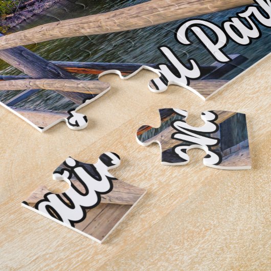 Jasper National Park, Alberta, Kanada Puzzle (Seite)