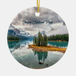 Jasper National Park Banff Canada Souvenir Keramik Ornament