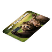 Jasper National Park Bear Moose Selfie Kanada Magnet (Linke Seite)