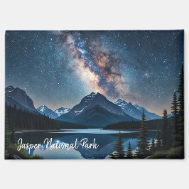 Jasper National Park Canada at Night Magnet