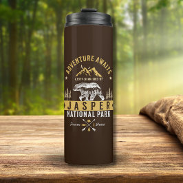 Jasper National Park Canada Forest Landscape Thermosbecher