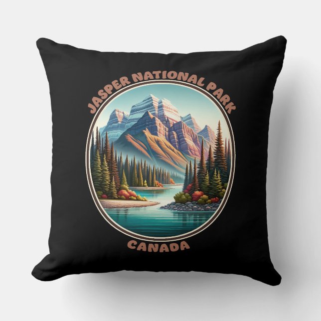 Jasper National Park Canada Kissen (Vorderseite)