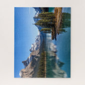 Jasper National Park, Canada Lake and Mountains Puzzle (Vertikal)