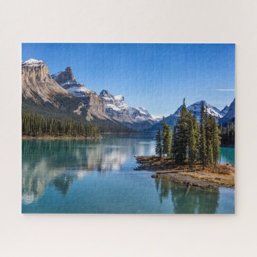 Jasper National Park, Canada Lake and Mountains Puzzle (Horizontal)
