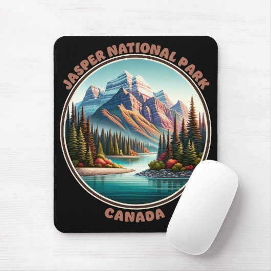 Jasper National Park Canada Mousepad (Mit Mouse)