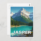 Jasper National Park Canada Postkarte (Vorne/Hinten)