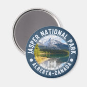 Jasper National Park, Canadian Rockies Magnet (Vorderseite/Rückseite)