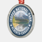 Jasper National Park, Canadian Rockies Ornament Aus Metall (Links)