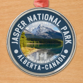 Jasper National Park, Canadian Rockies Ornament Aus Metall