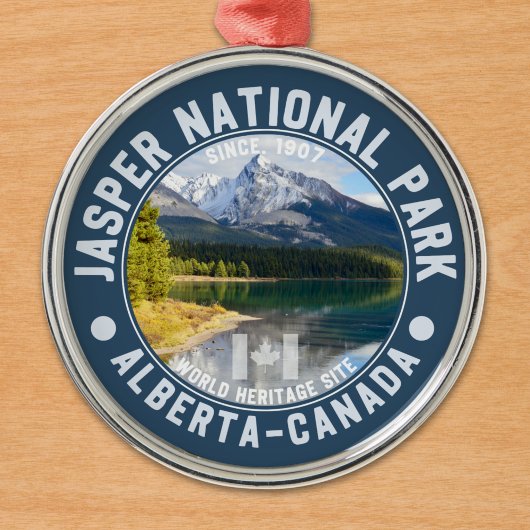 Jasper National Park, Canadian Rockies Ornament Aus Metall
